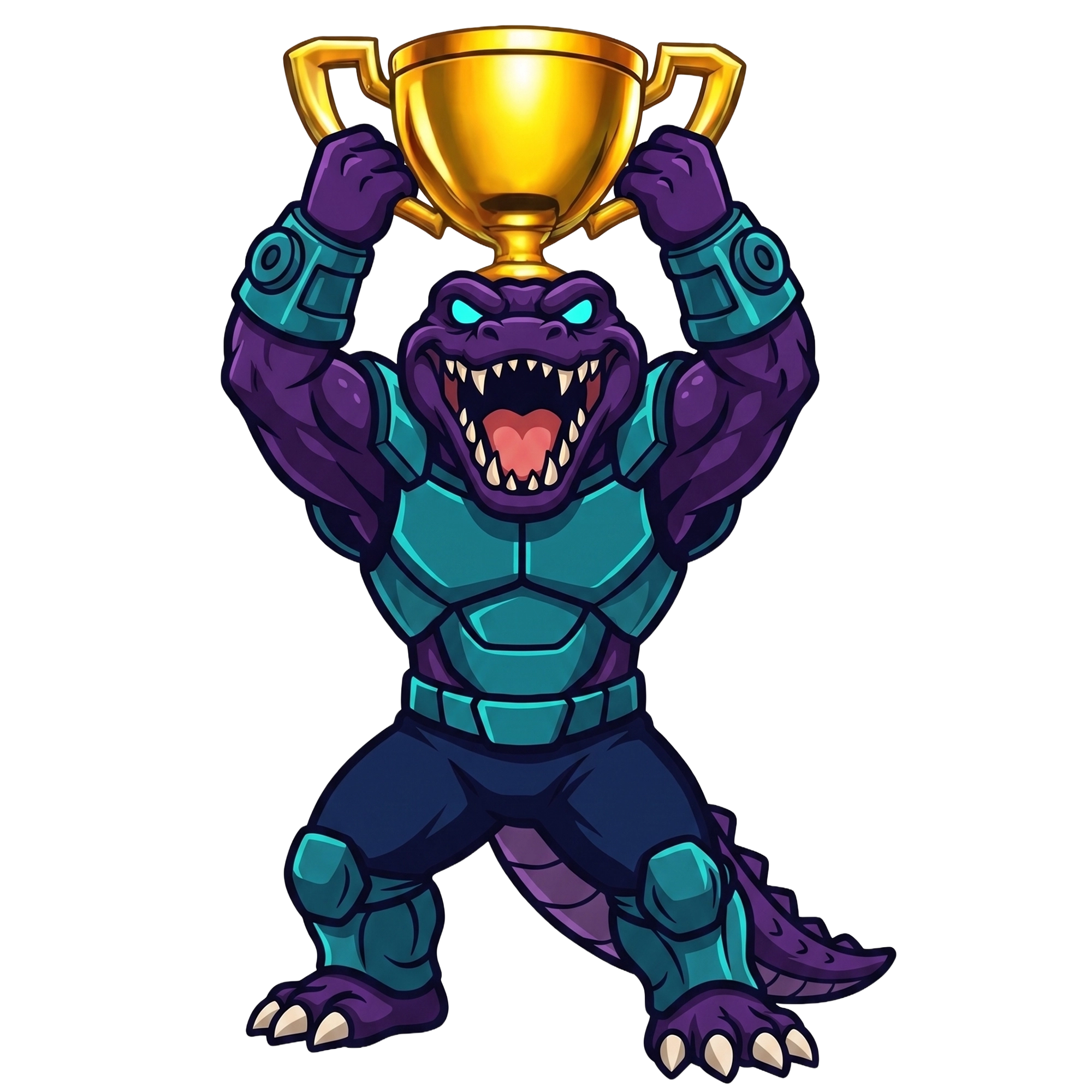 Deli the Deligatr mascot celebrating strong product review coverage