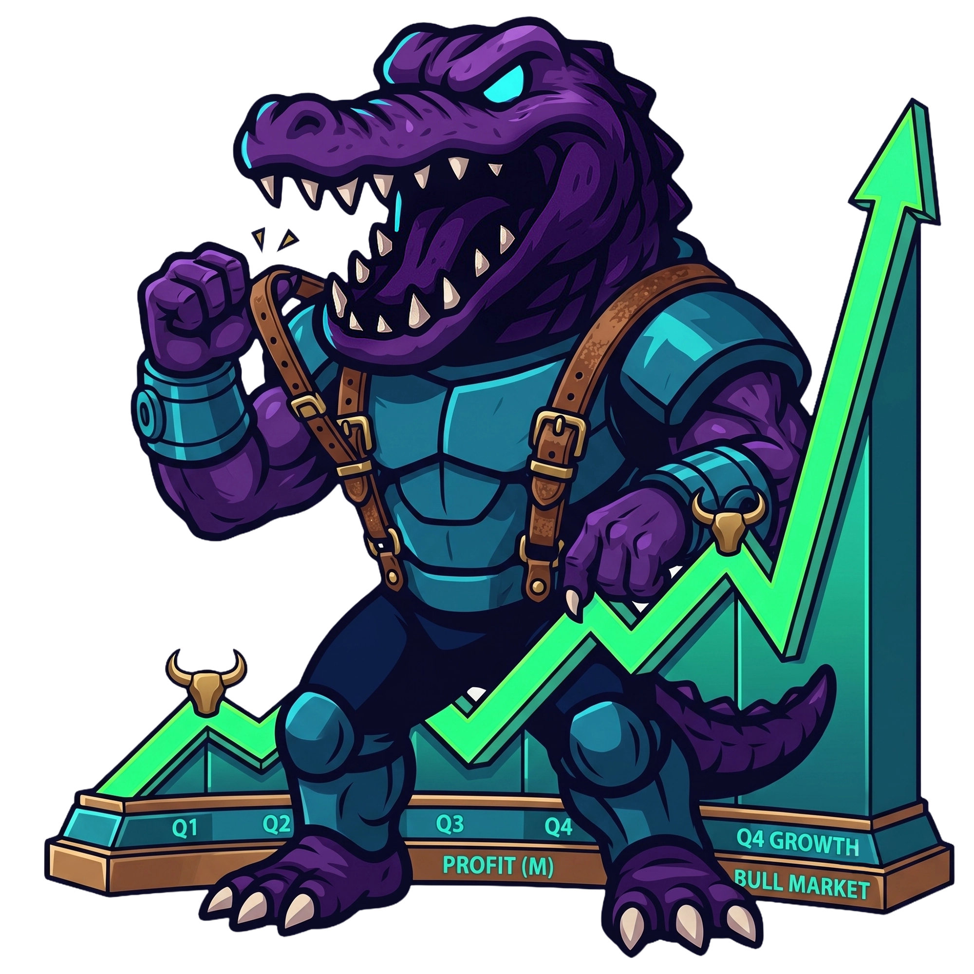 Deli the Deligatr mascot with rising ecommerce AI visibility